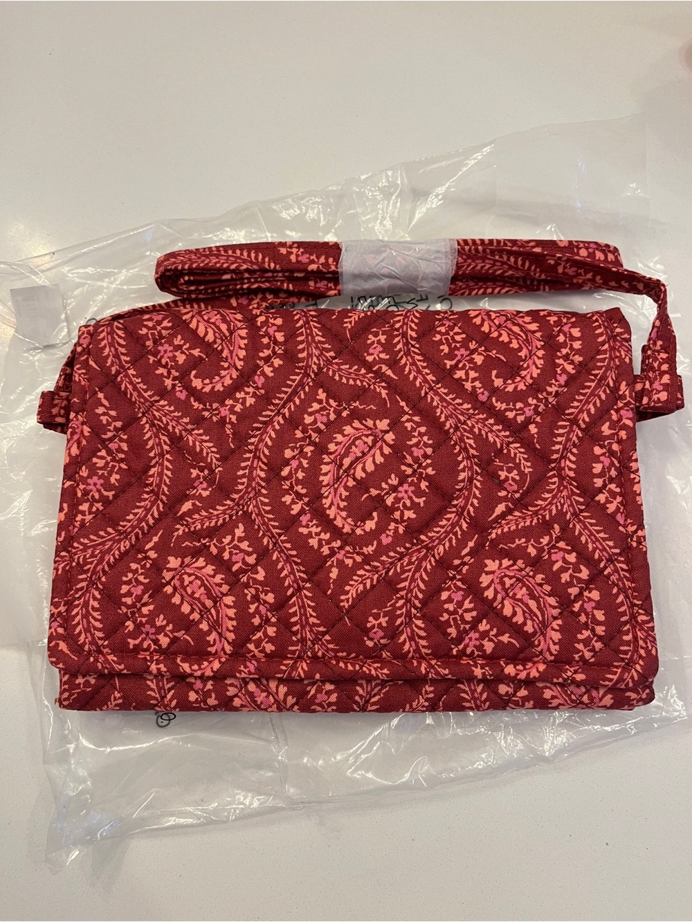Vera Bradley NWT buttercup paisley cherry crossbody